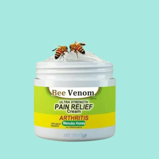 Bee Venom Pain Relief Cream | Joint and Bone Therapy Cream | Natural Bee Venom Formula for Arthritis & Muscle Pain Relief 100g | Pack of 3 - Ortho Mithra
